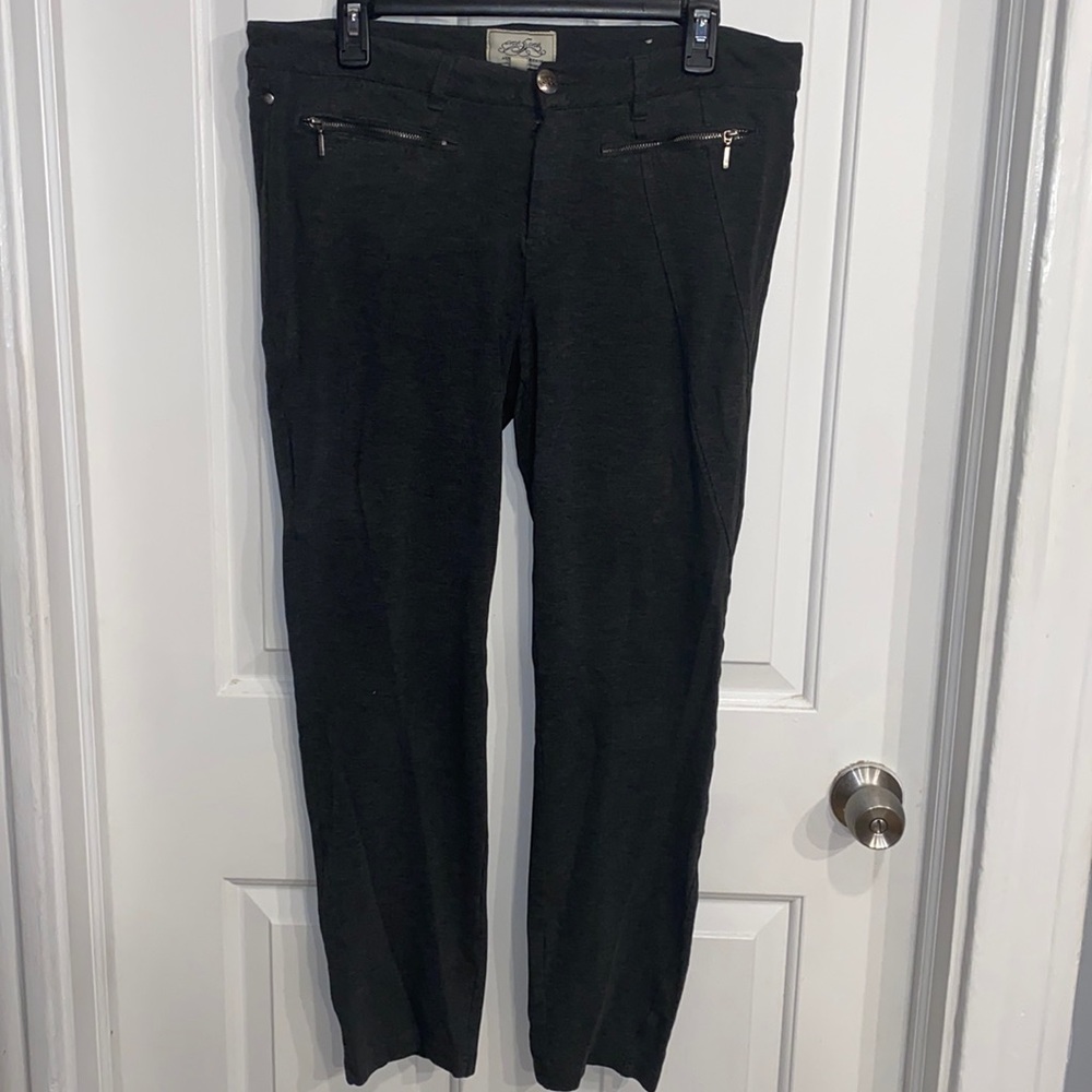 One 5 one Gray Stretch Dress Pants